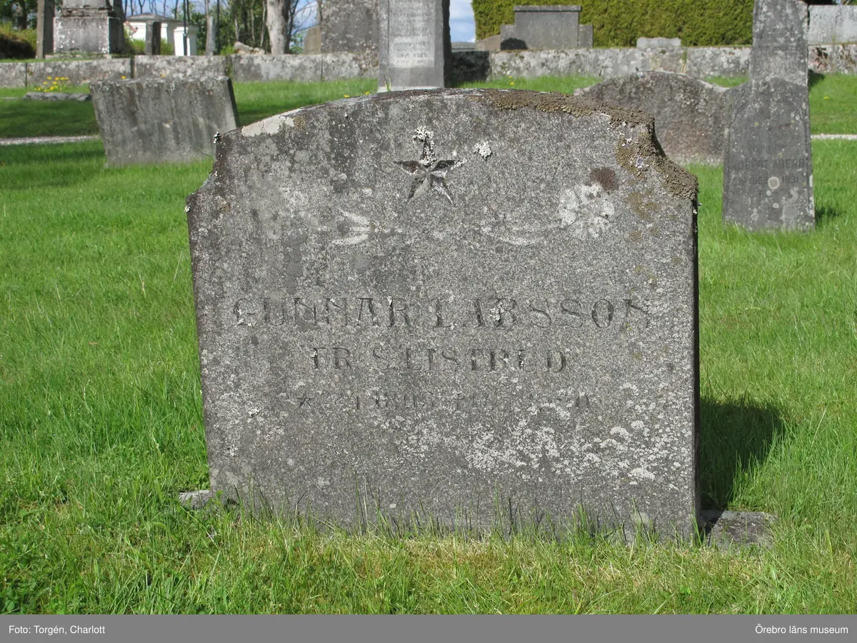 Axberg kyrkogård Inventering av kulturhistoriskt värdefulla gravvårdar 2015, Kvarter N.