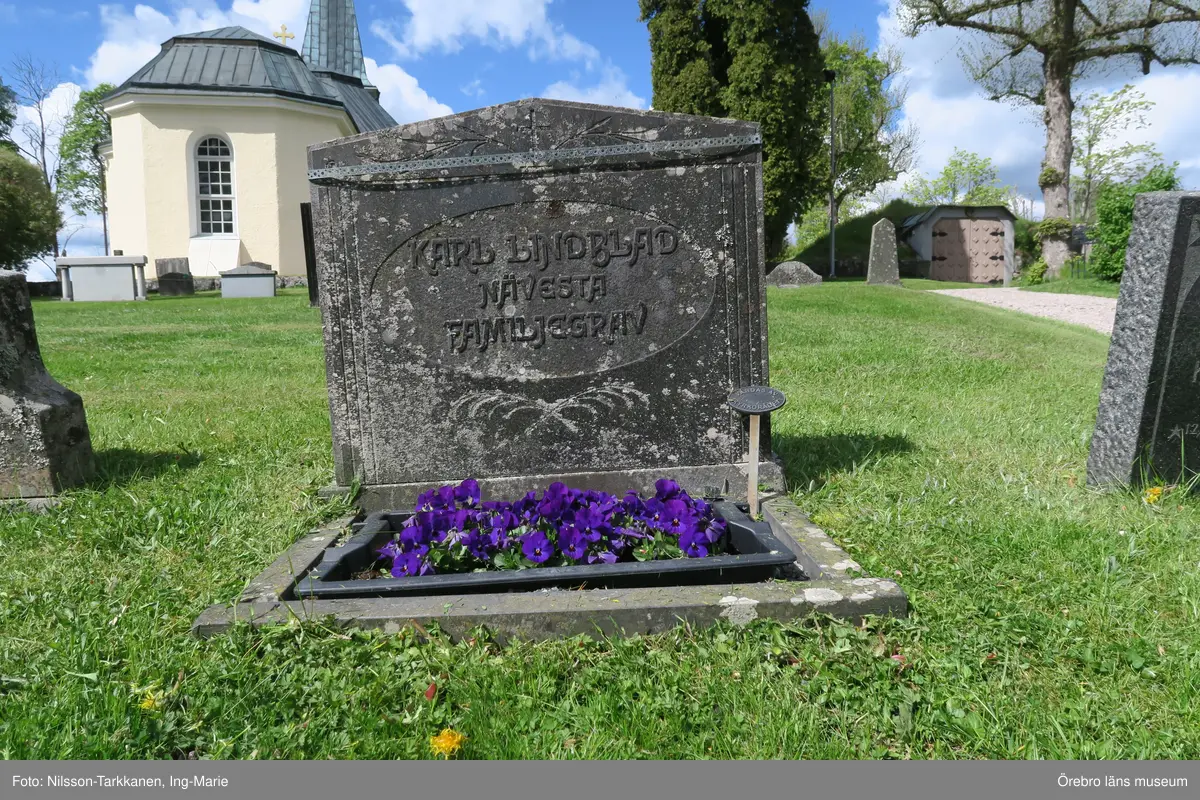 Axberg kyrkogård Inventering av kulturhistoriskt värdefulla gravvårdar 2015, Kvarter O.