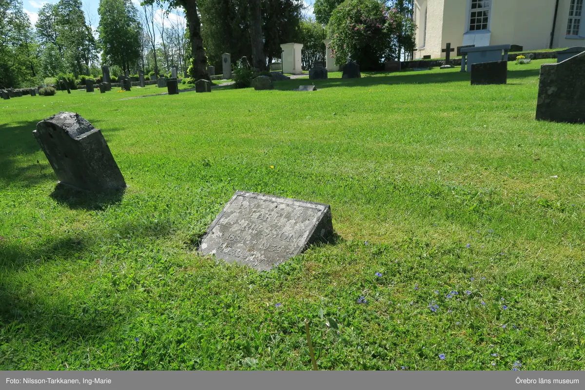 Axberg kyrkogård Inventering av kulturhistoriskt värdefulla gravvårdar 2015, Kvarter O.