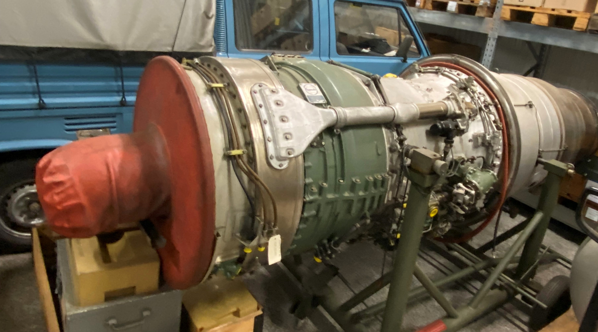 Flygmotor RM 6A, RR Avon Mk47A (SFA). För flygplan J 32B, J 32D, J 32E