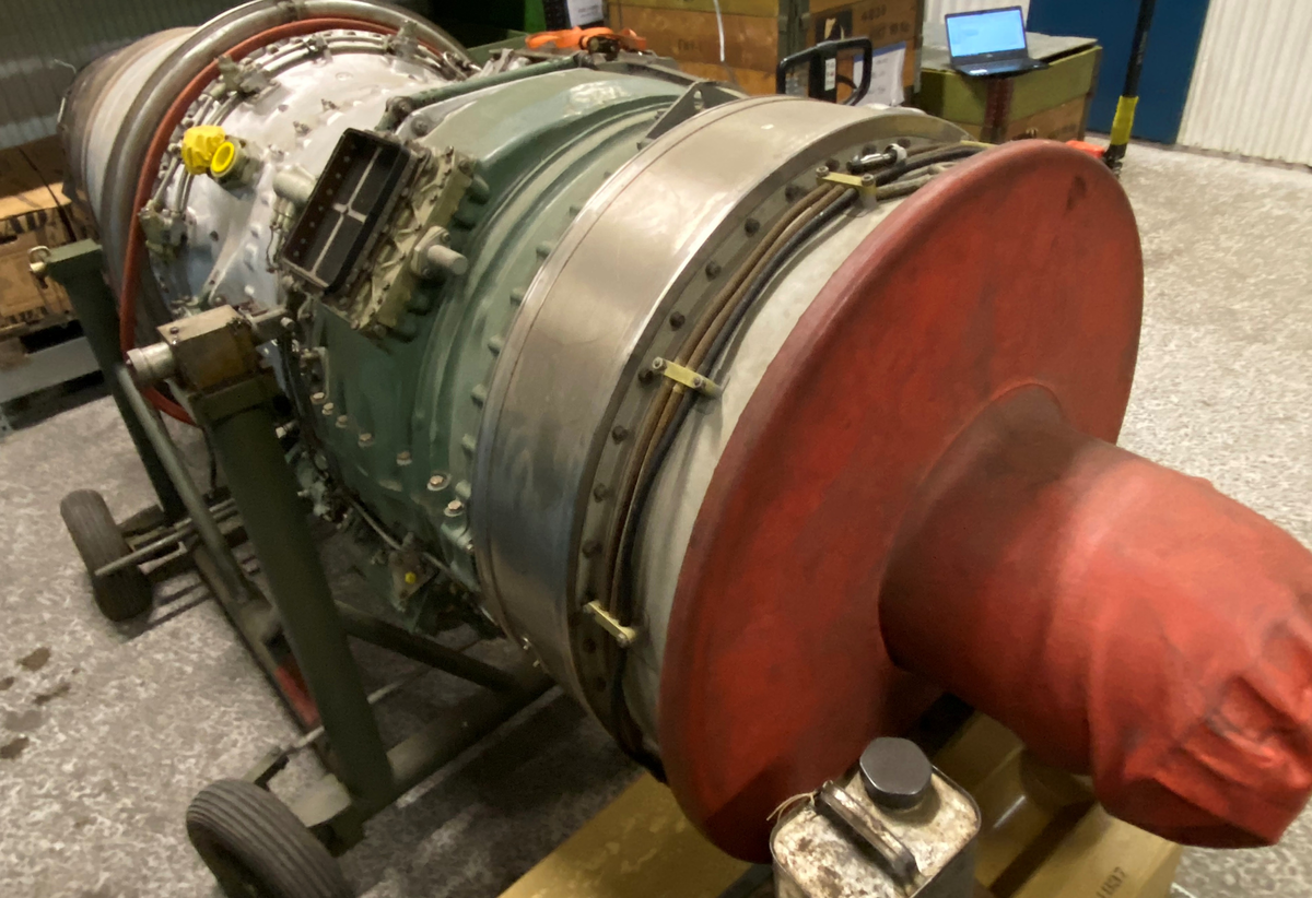 Flygmotor RM 6A, RR Avon Mk47A (SFA). För flygplan J 32B, J 32D, J 32E