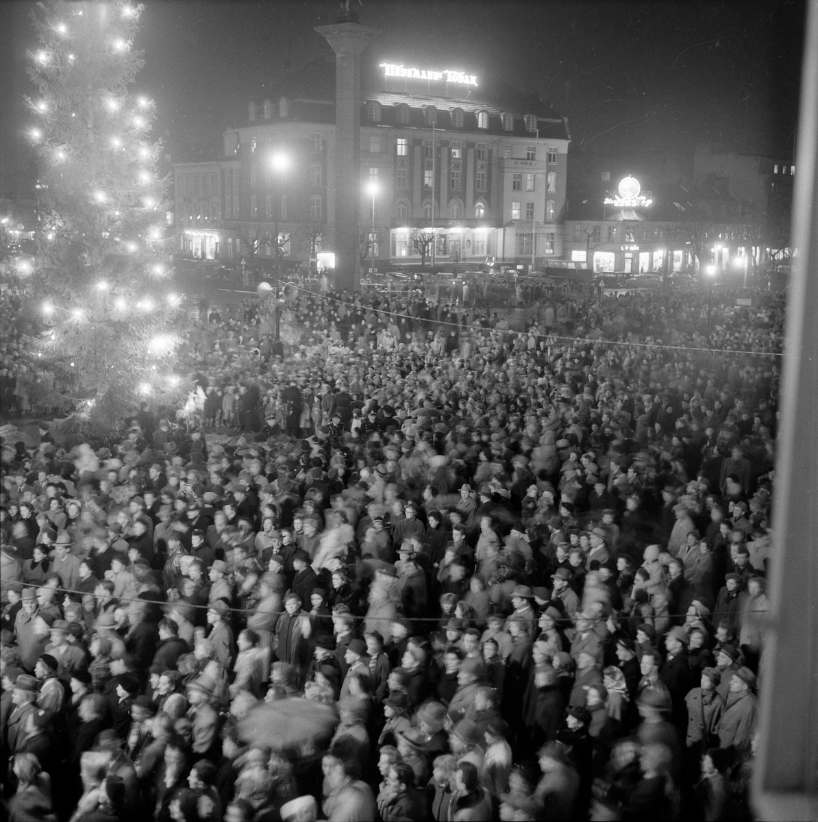 Juletreet i Trondheim tennes
