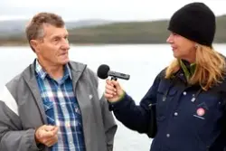 Intverju med Finn Harry Johansen på Russenes brygge.