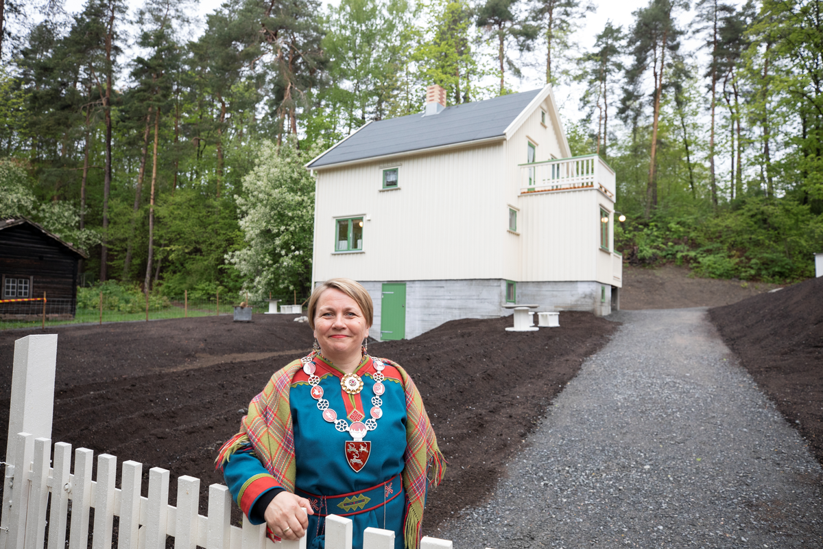 Åpningen av Gjenreisningshus på Norsk Folkemuseum 10. mai 2019.