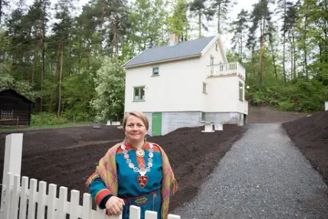 Åpningen av Gjenreisningshus på Norsk Folkemuseum 10. mai 2019.