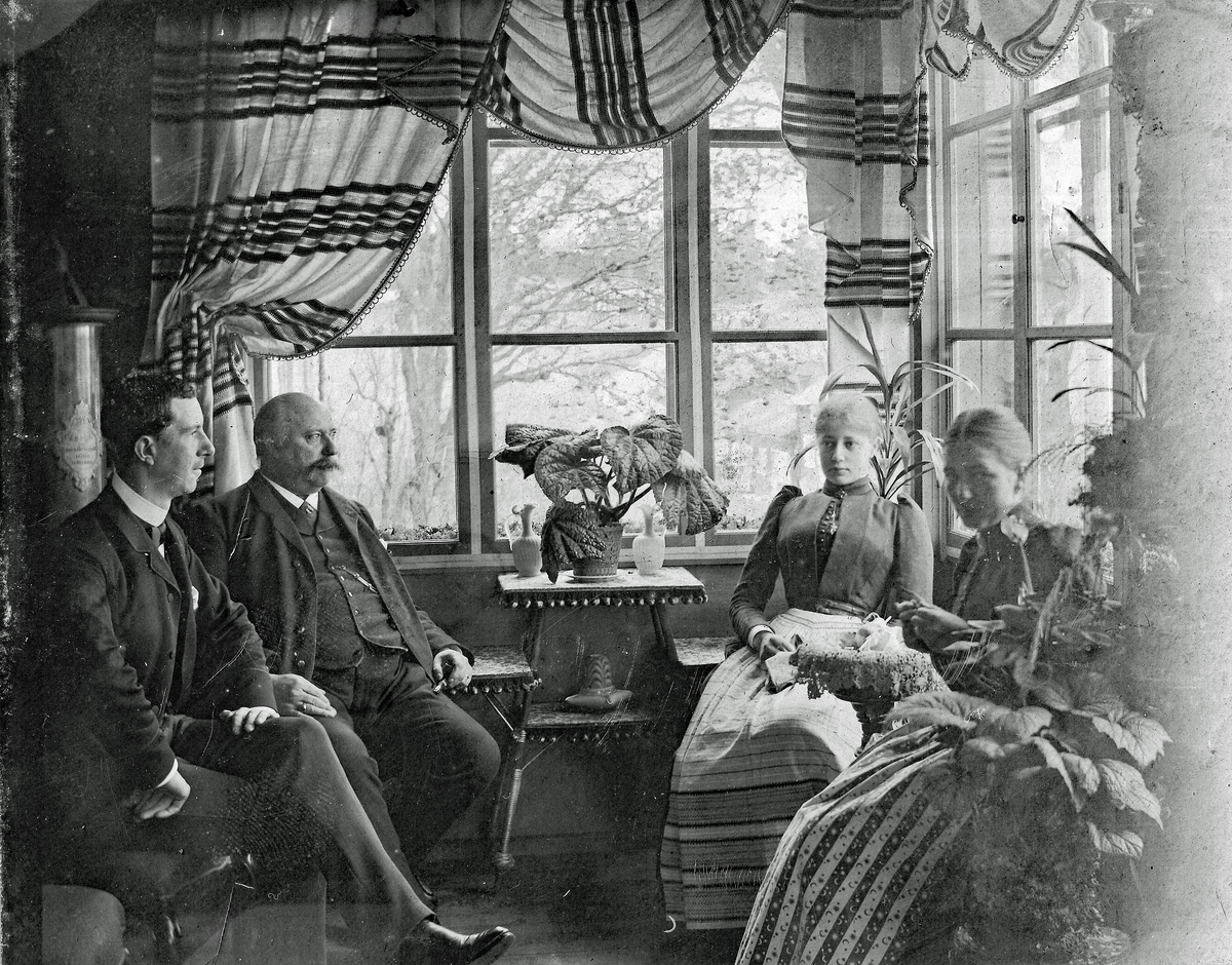 Grupp från Sunnansjö i södra Dalarna, tidigt 1900-tal.
