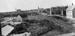 Tomten til Sykehuset, utsikt mot byen, Bryggeriet, Ormen lange.