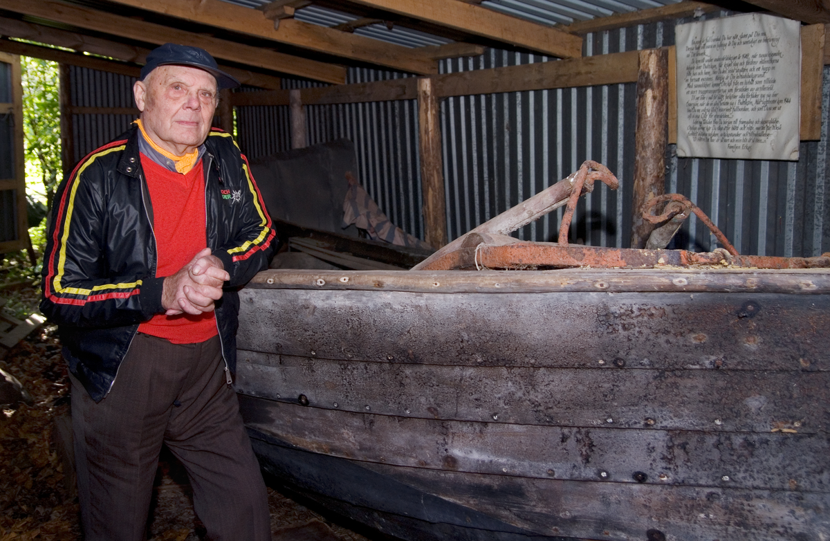 Walter Erkas flyktbåt, Ormön, Uppland 2009