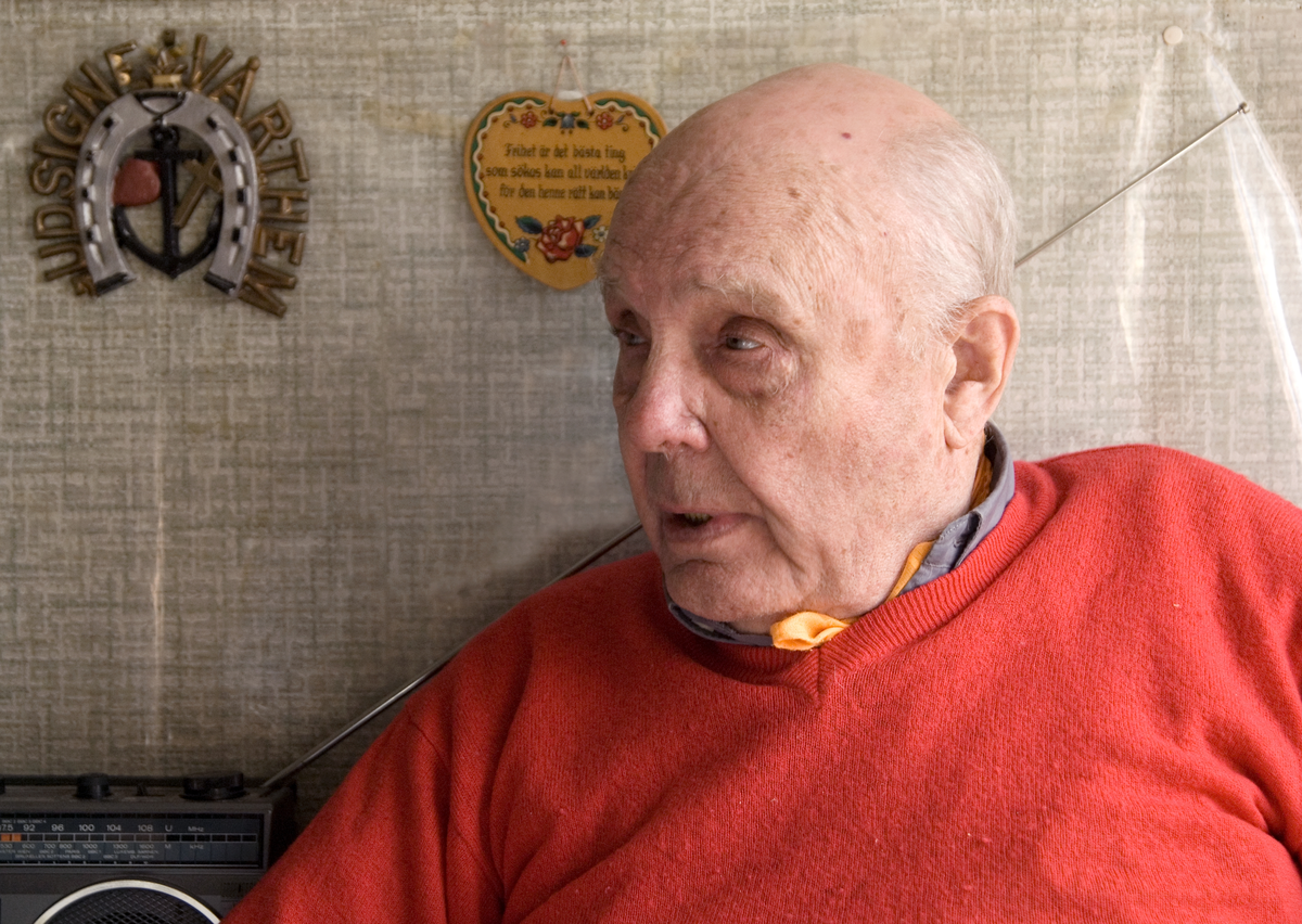 Walter Erkas från Estland, Ormön, Uppland 2009