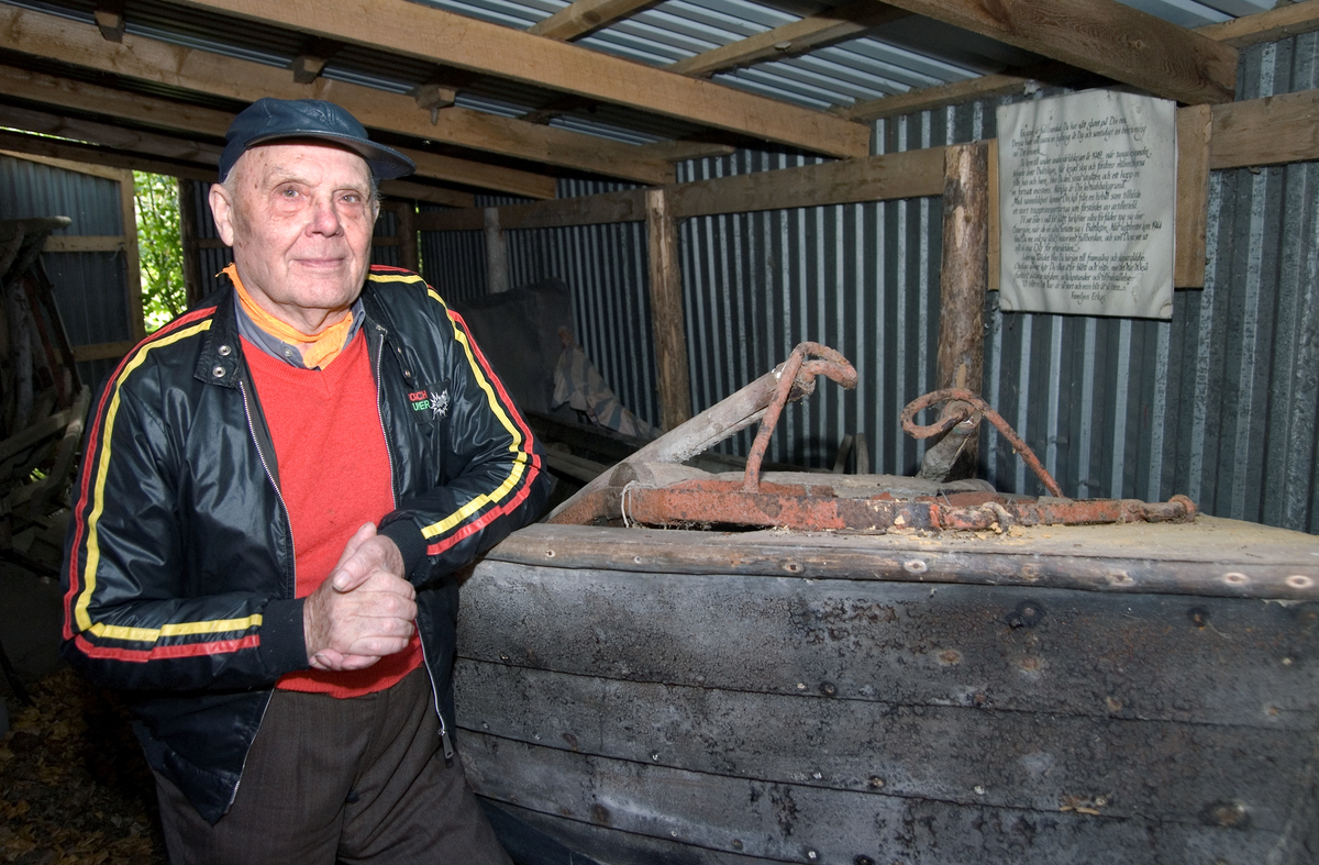 Walter Erkas flyktbåt, Ormön, Uppland 2009