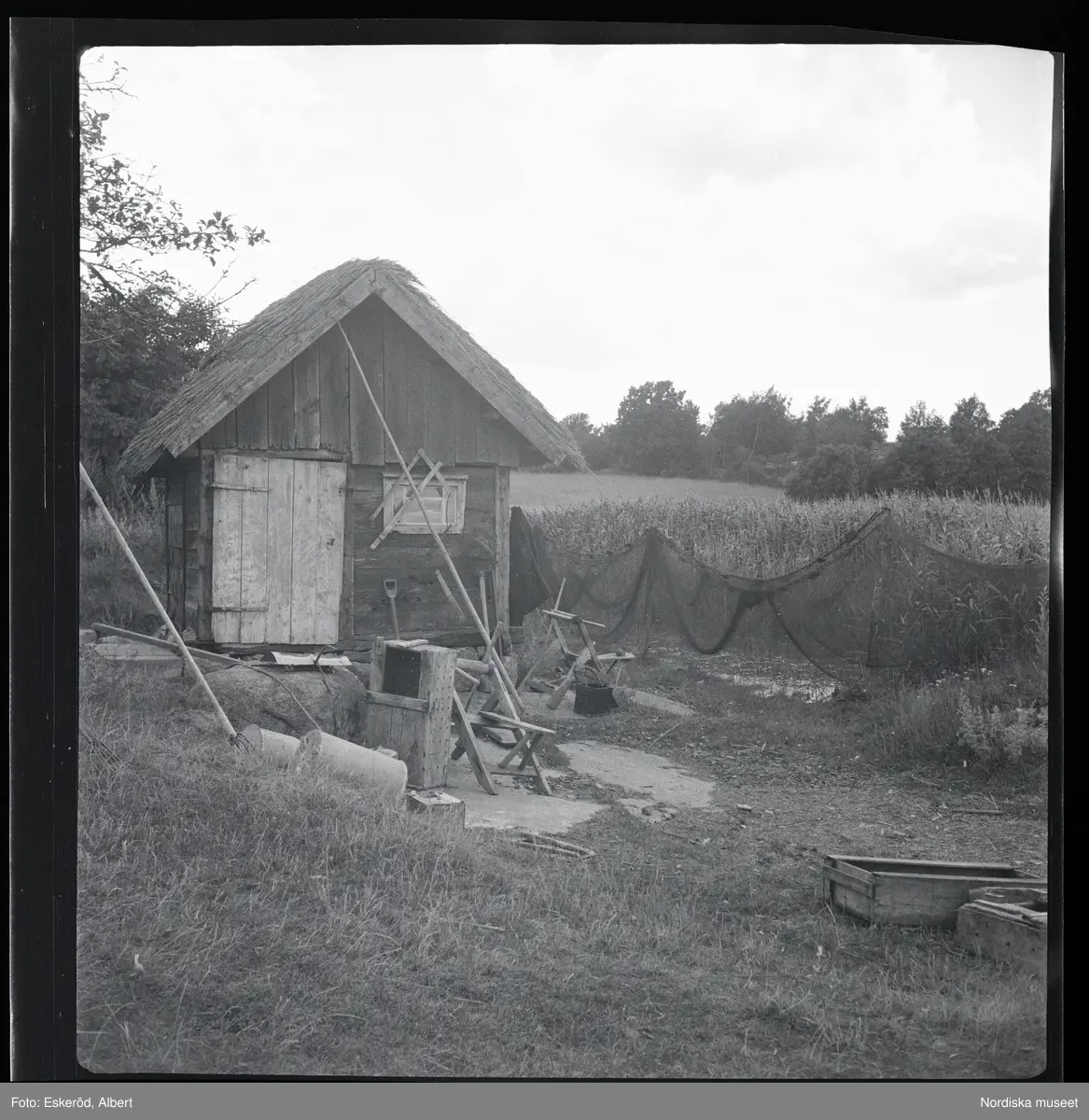 Bod, fiskeredskap.
Jordö, Blekinge.