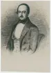 Porträtt på Carl Gustaf Posse friherre af Säby. född 3 agusti år 1812 och död 7 januari år 1878 i Stockholm.