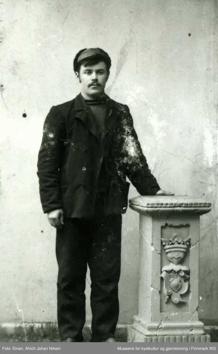 Portrettbilde av en mann. Foto: Einan, Hammerfest.