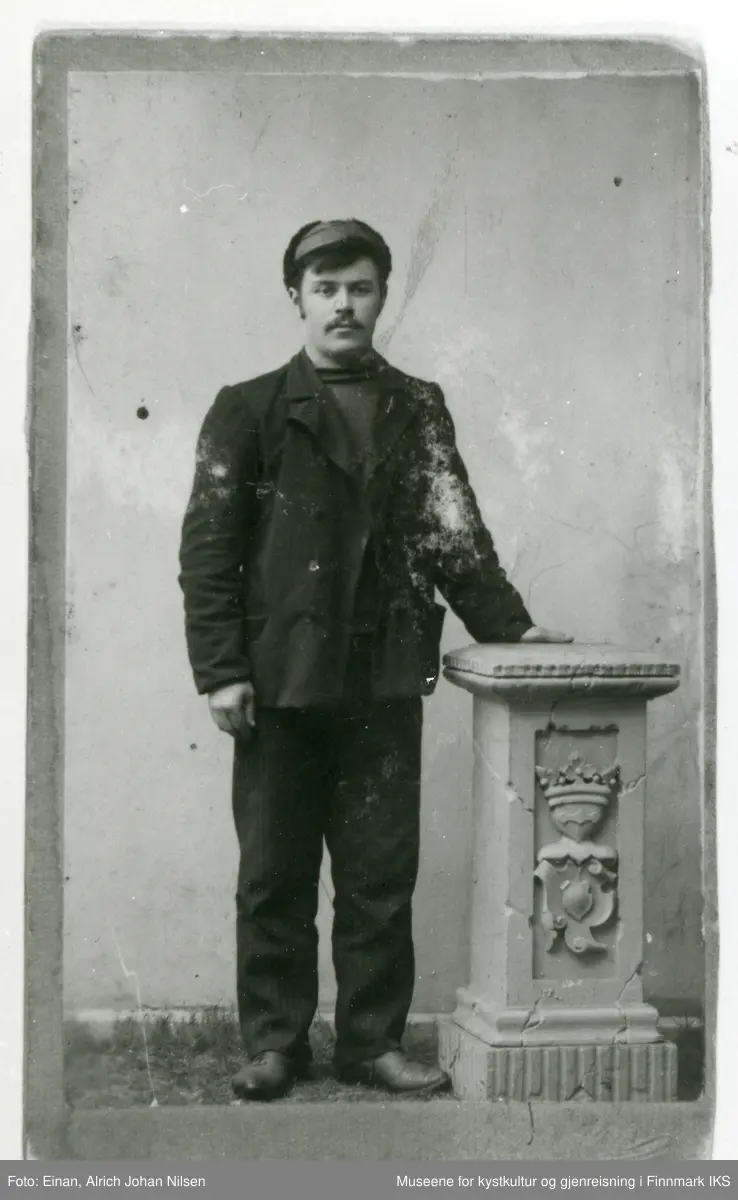 Portrettbilde av en mann. Foto: Einan, Hammerfest.
