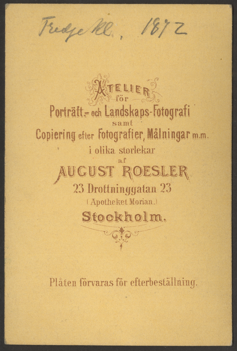 Tredje klassen 1872
