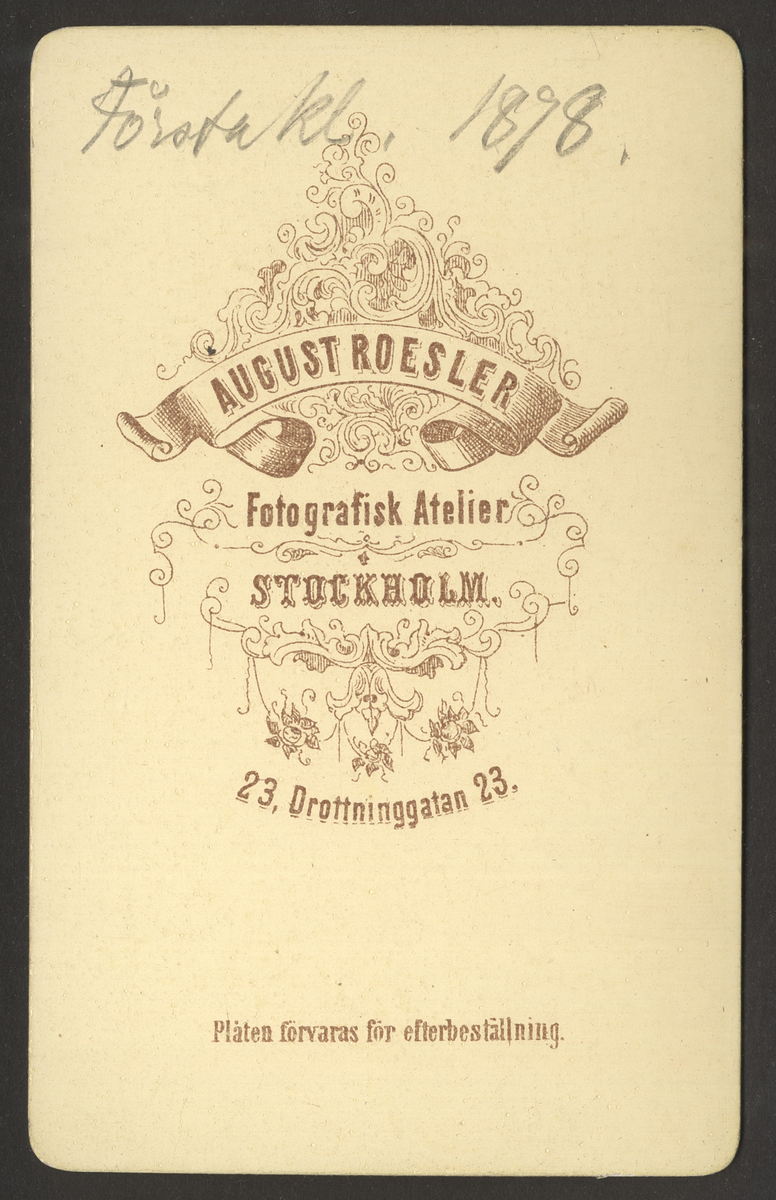 Första klassen 1878