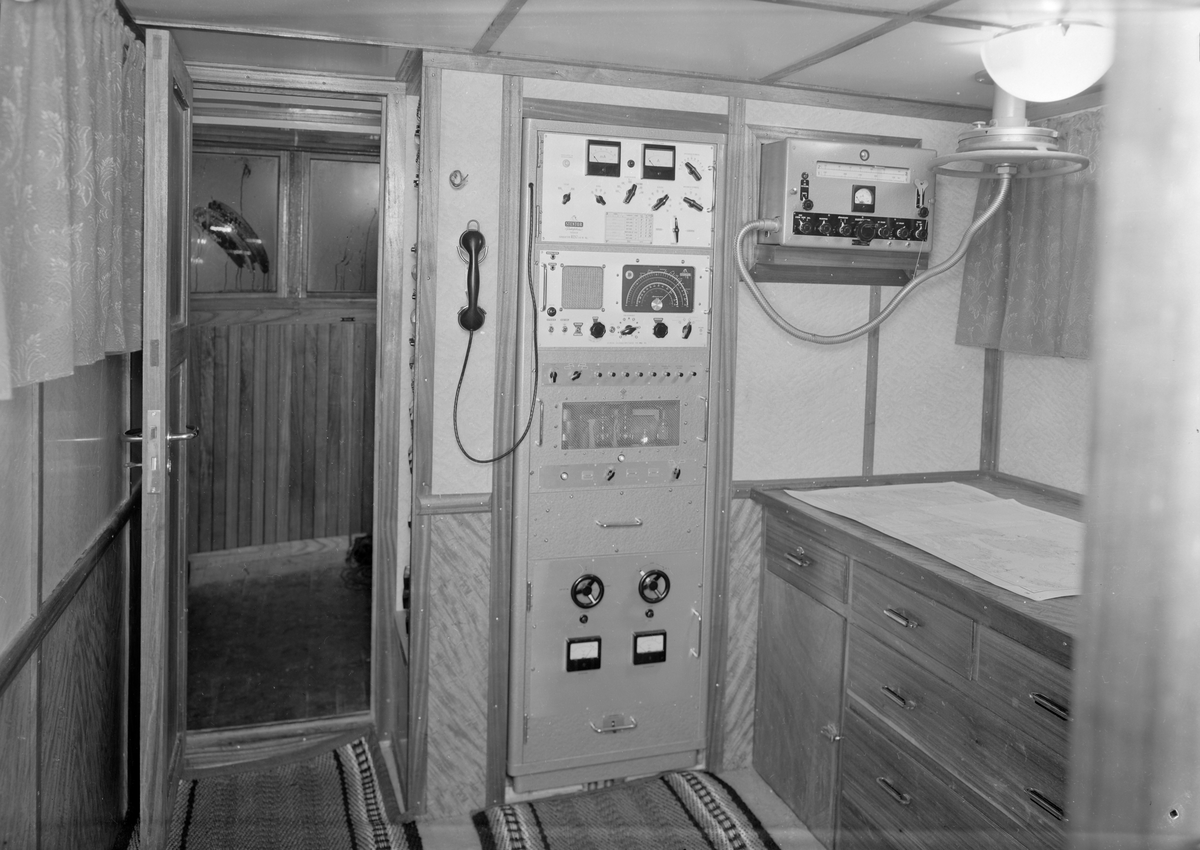 M/S Grøntvedt, interiør fra båten