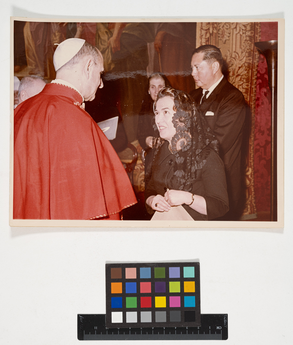 Nya katolska kyrkan
Påve Paulus VI och Léonie Geisendorf