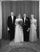 Bertil Windestål med brud och bröllopsvittnen