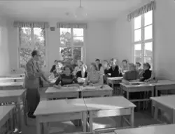 Lärare och elever på Ljungskile folkhögskola