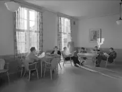 Elever i dagrum på Ljungskiles folkhögskola