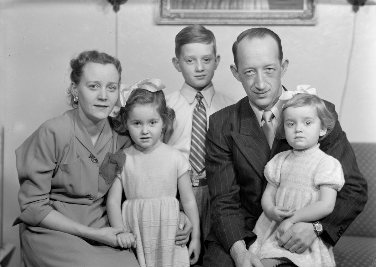 Agent Torbjørn Berg med familie