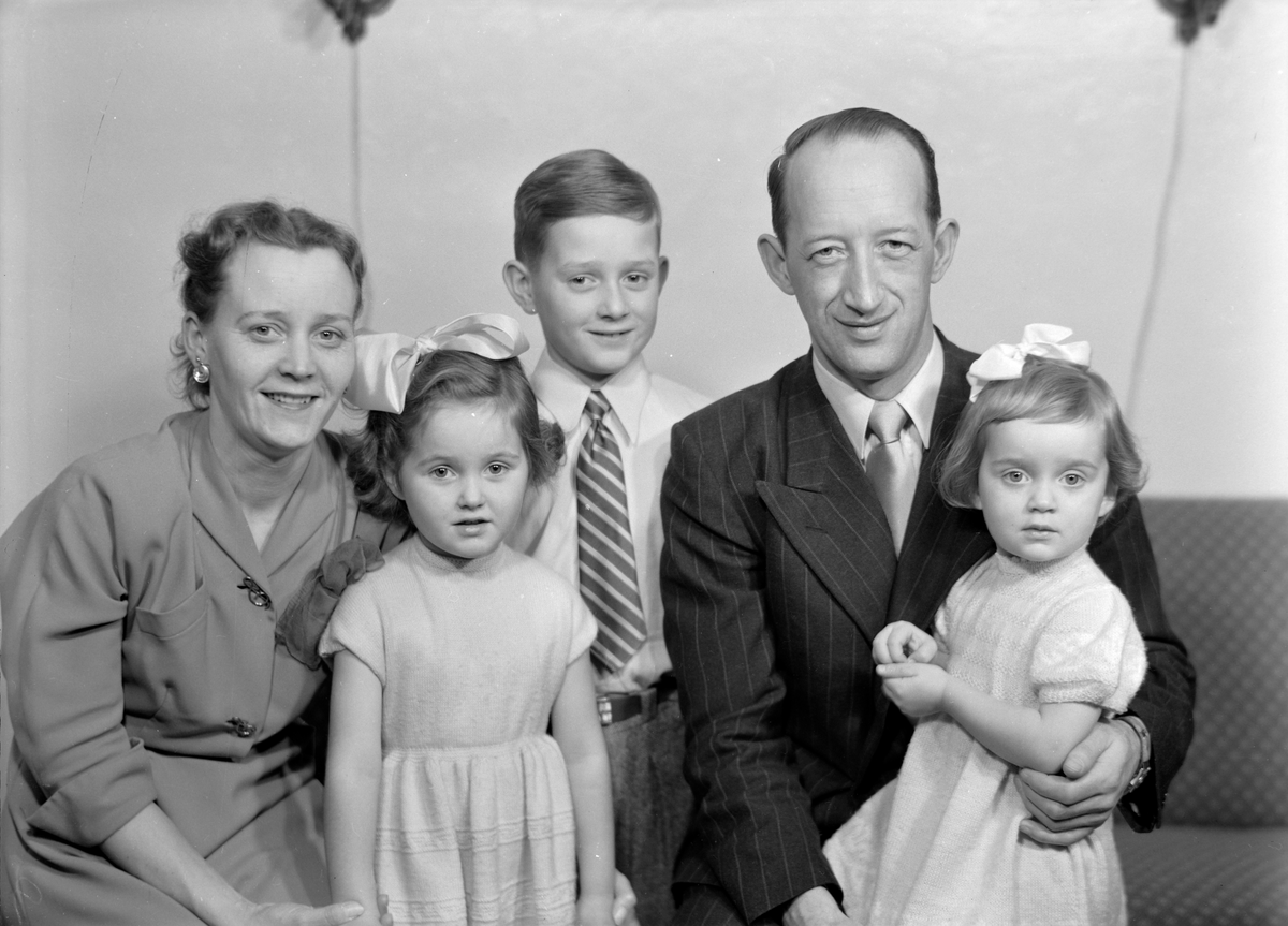 Agent Torbjørn Berg med familie