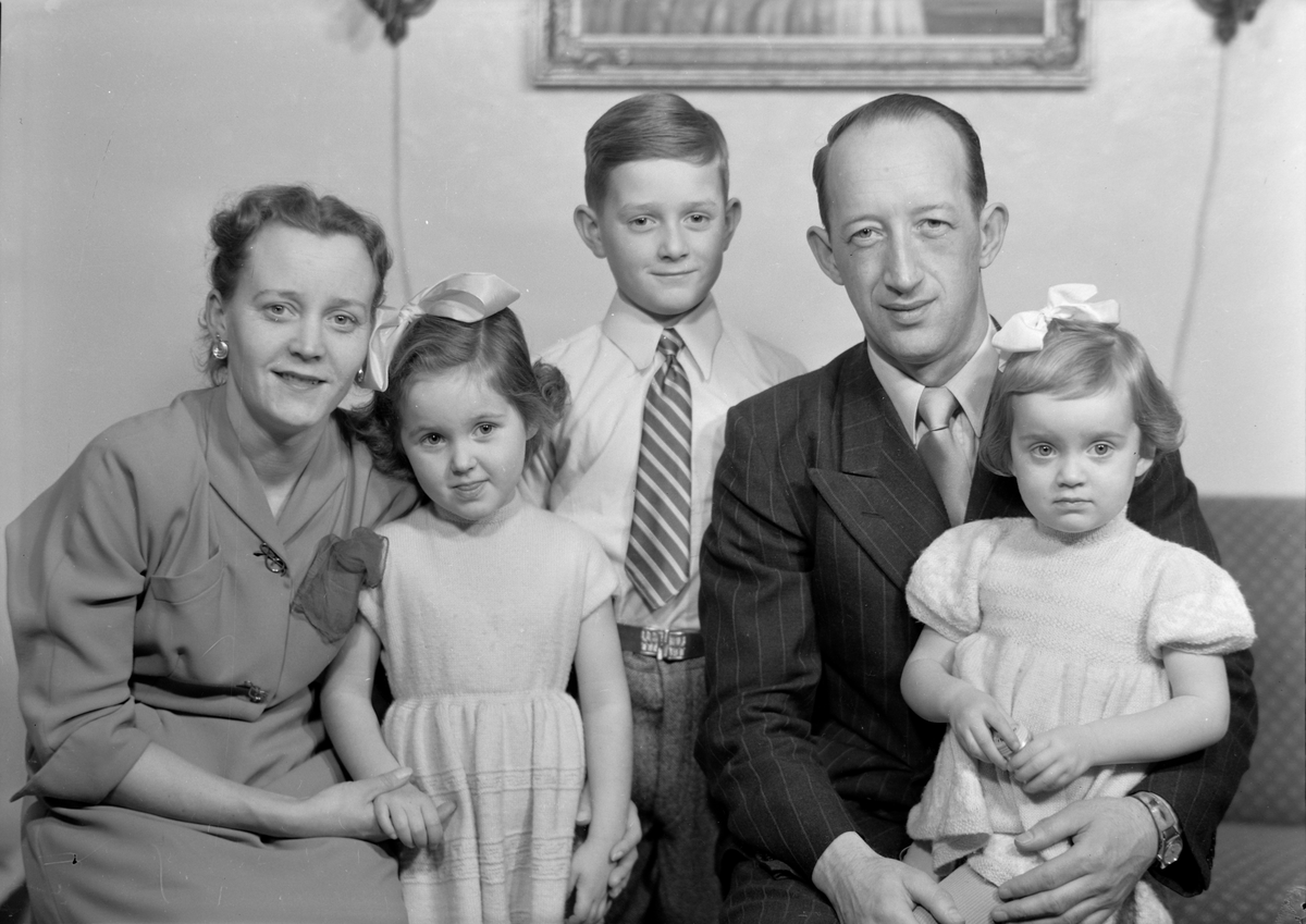 Agent Torbjørn Berg med familie