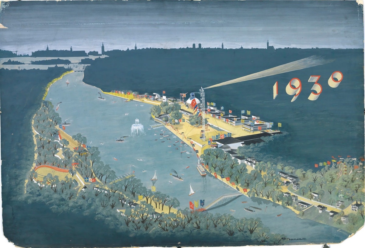 Stockholmsutställningen 1930, Illustration av utställningsområdet
