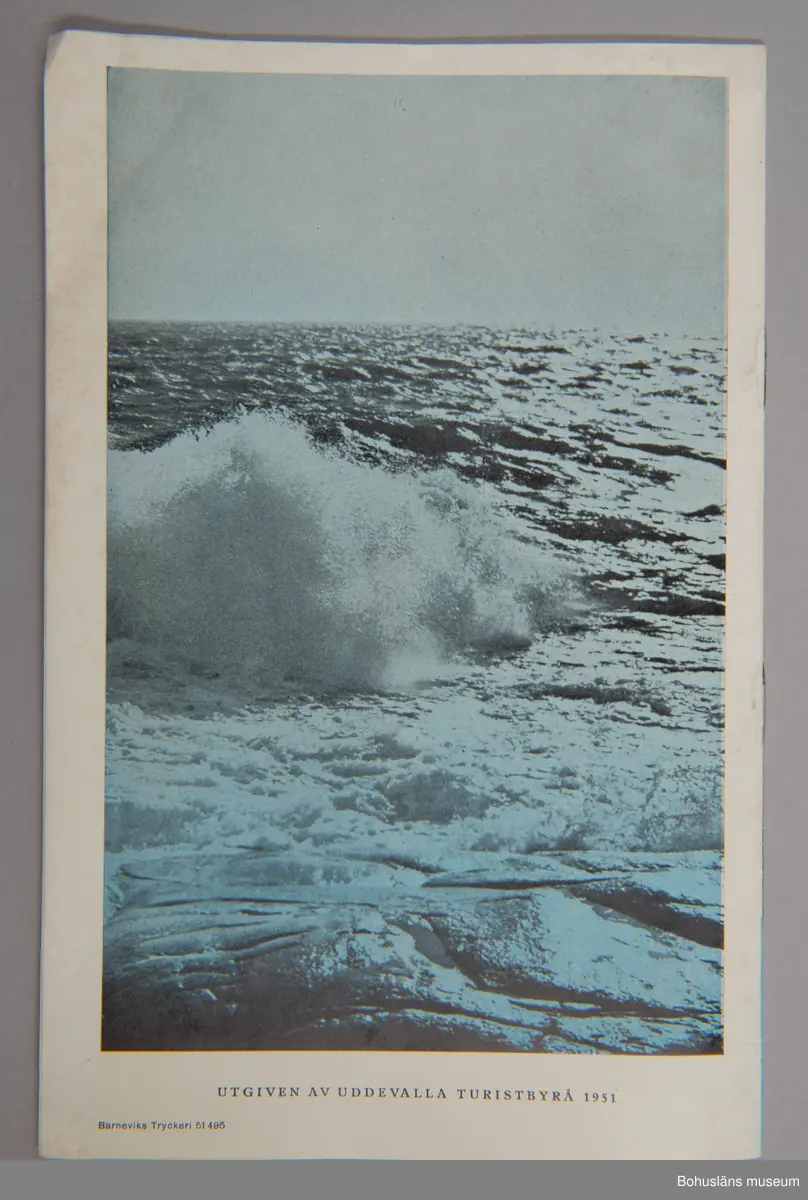 Turistbroschyr för Bohuslän och Uddevalla 1951.