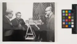 Nya katolska kyrkan
Kardinal Döpfner, biskop Taylor, arkitek