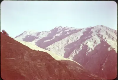 Studieresa till Sydamerika, USA och Europa.
Bergskedja i Peru.
