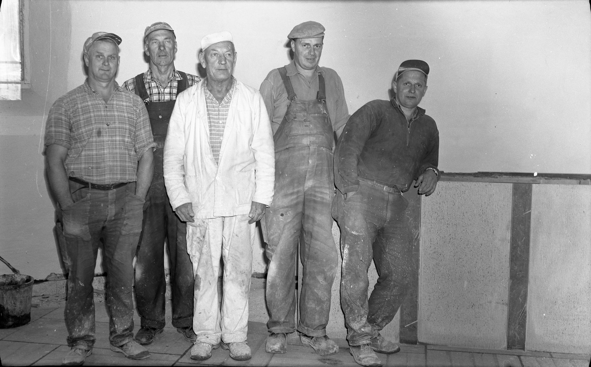 Restaurering av stadskyrkan 1963. 