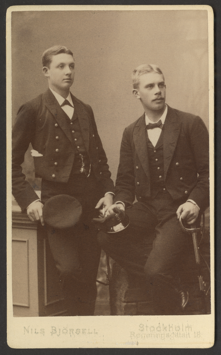 A,B.C.J. Lagercrantz och Carl Arvid Posse ant.v,KSS 1884