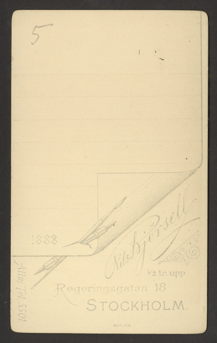 A,B.C.J. Lagercrantz och Carl Arvid Posse ant.v,KSS 1884