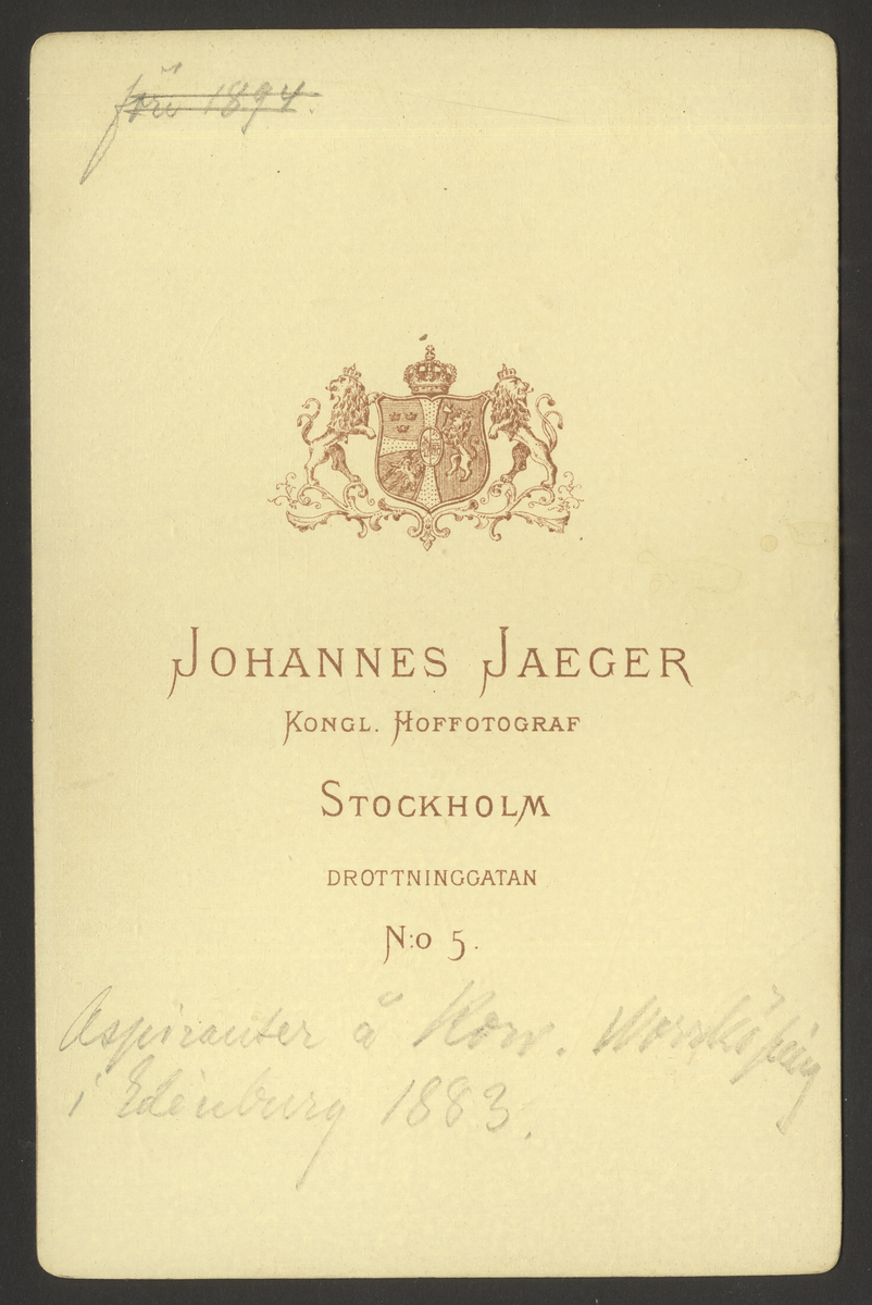 Korvetten Norrköping i Edinbu:rg 1883