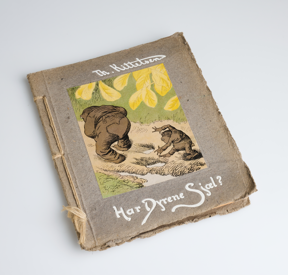 Et innbundet hefte med 20 fargetrykk, 21 inkl. forsiden.