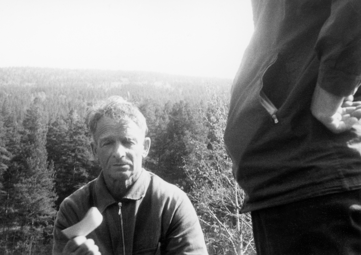 Fløtersjef Hans Leirflåten. 