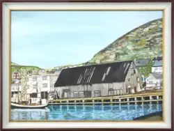 "Magasinet" i Hammerfest [Innrammet maleri]