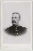 Porträtt på Fanjunkaren A. E. Svensson Tenhult.