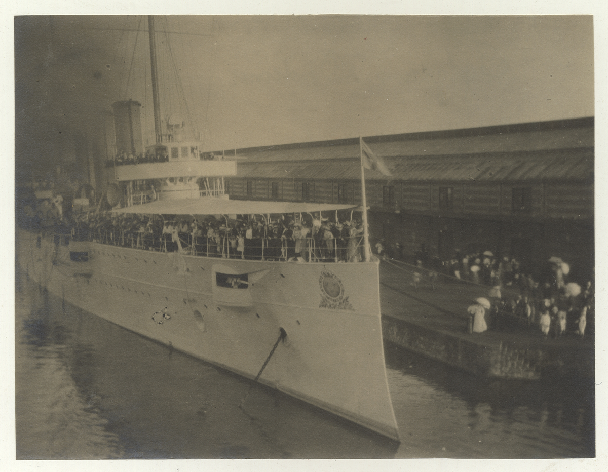 Pansarkryssaren Fylgia i Bordeaux 1907