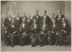 Gösta Börje Odqvist, Olof Angelin, Birger Hillman, Ole Nothberg, Eduard (?), A. Elis Björklund, Erik Afzelius, Gösta Lindström, Carl Skar(?)