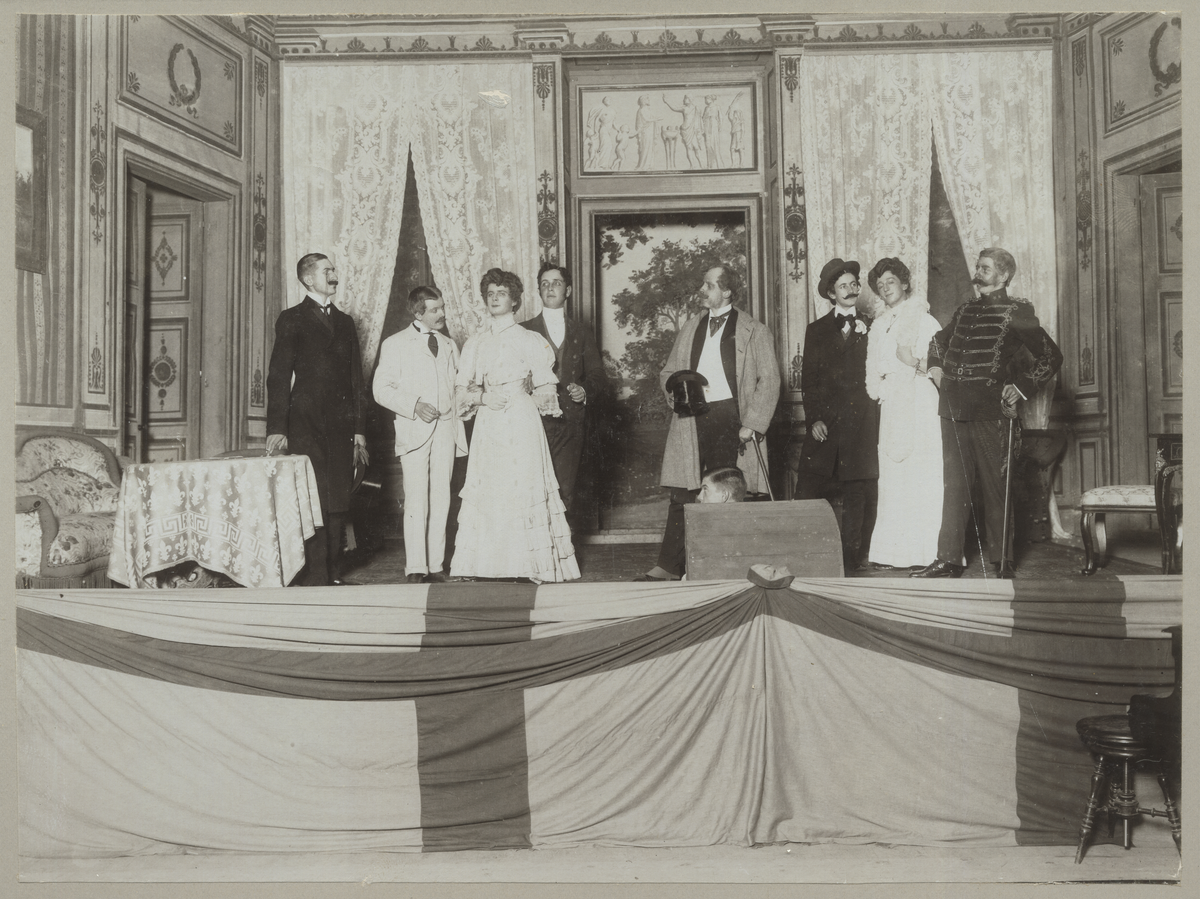 Soaré i Gymnastikhuset å Skeppsholmen den 7. dec 1907
