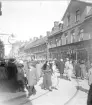 Korsningen Trädgårdsgatan - Drottninggatan, Uppsala 1920-tal