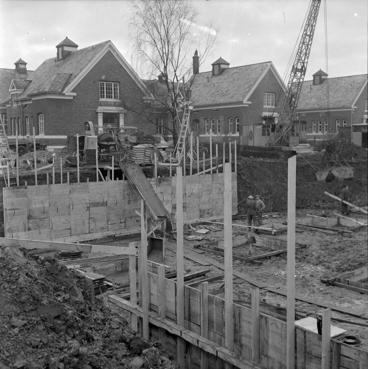 Sentralsykehuset i Trondheim, Grunnarbeid