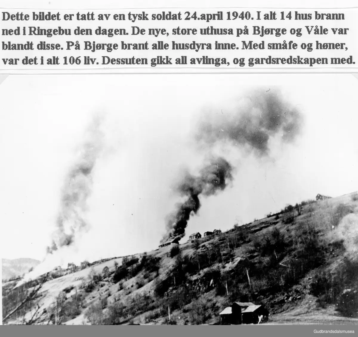 Andre Verdenskrig Ringebu -Gudbrandsdalsmusea / DigitaltMuseum