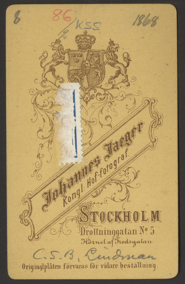 Carl Salomon Bleckert Lindman 1868-1879