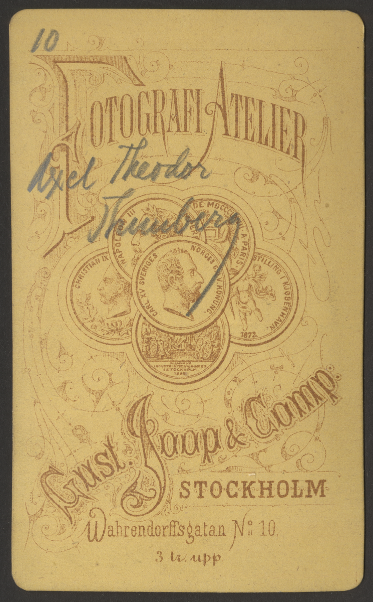 Axel Theodor Thunberg 1872-1878