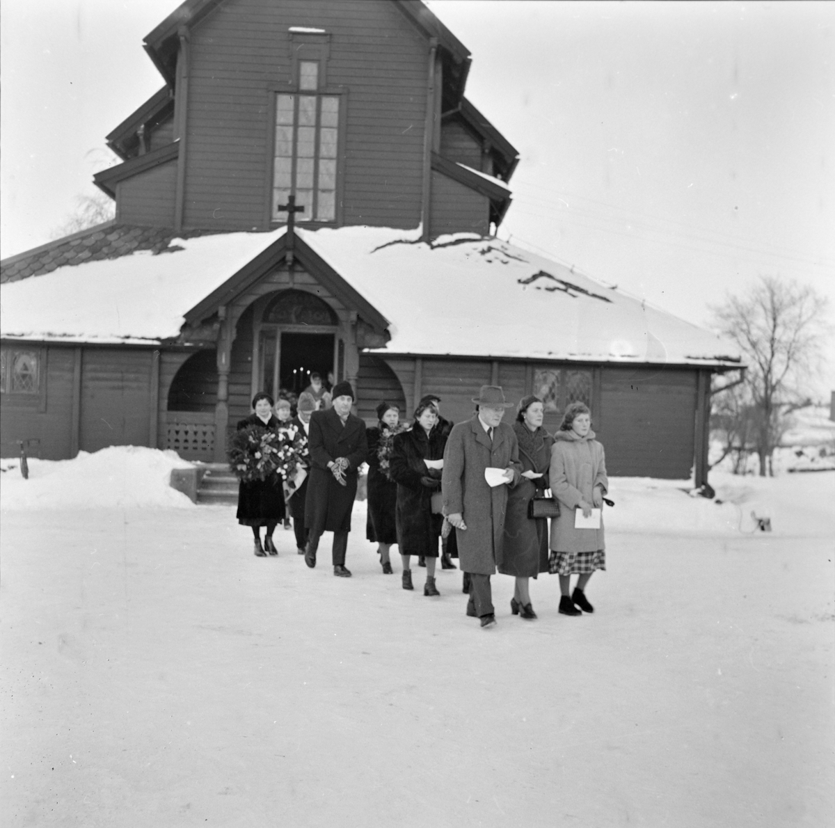 Begravelse til ingeniør Ole B. Kvande