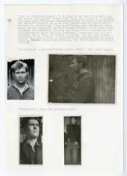 Albumsider som beskriver etterlysningen og søket etter forbryteren "Rottenikken" Rolf Erling Knutsen (1912 - 1976)

Påskrift:
"Rottenikken", fotos fra politiets arkiv 

Påskrift i albumark 1:

Politiets stikkbrev (etterlysning) etter "Rottenikken":

Rolf Erling Knutsen "Rottenikken" 10/10-12 Skien, Mørkebl. tynt hår, lav panne, mørkebl. ø-bryn, rett nese, bred kraftig hake, frisk ans. mørk ans.-farve,. Iført grå vadmelue, blå busserul, grå genser m/ hvit ring rundt, mørkeblå dongerybukser og trebunnstøvler. Rømt anl. 13/5

Påskrift i albumark 2:

Under en omfattende aksjon for å finne ut av hvem som skjulte seg bak navnet "Odd Klever" sommer/høst 1944, ble innfanget en stakkar som hadde rømt fra Opstad tvangsarbeidsleir i Jæren. "Odd Klever" var Gestapos dekknavn på en av sine agenter som var i ferd med å etablere en angiverliga i Vestfold/Telemark/Agder/Buskerud. 

Stakkaren som ble innfanget var Rolf Erling Knutsen, bedre kjent under tilnavnet "Rottenikken". Knutsen var i lag med en rømling fra arbeidstjenesten, viste deg seg etterhvert. Ledsageren var fra Bø i Telemark. For å finne ut hvem de to var, ble det tatt fingeravtrykk og diverse fotos. I konferanse med politifullmektig Ragnar Blekeli, Skiens politikammer, ble "Rottenikkens" identitet klarlagt.